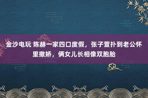 金沙電玩 陳赫一家四口度假,張子萱撲到老公懷里撒嬌,倆女兒長(zhǎng)相像雙胞胎